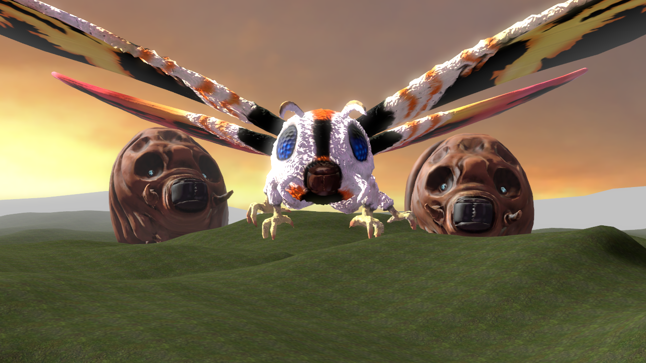 SFM] Mothra and Godzilla Earth by JaRa0210 -- Fur Affinity [dot] net